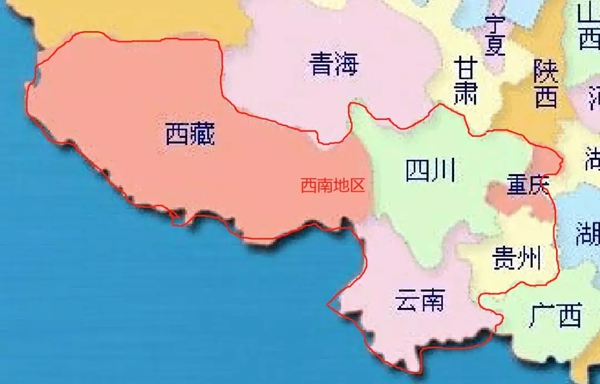 四川省位置图